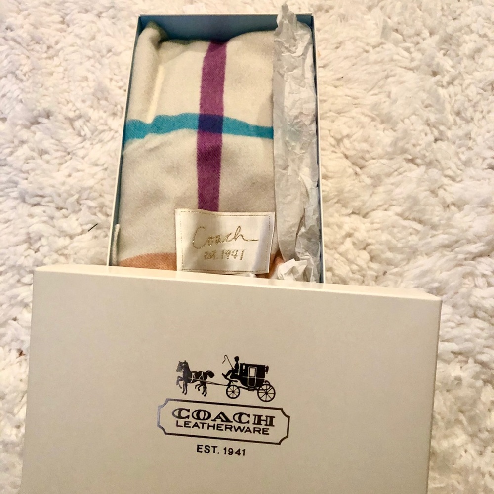 Coach Cashmere Scarf